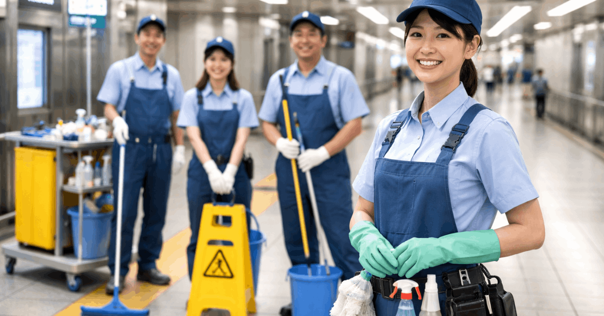 日本の清掃業:採用プロセスのご案内